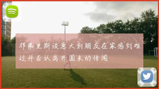 邓弗里斯谈意大利朋友在家感到难过并否认离开国米的传闻